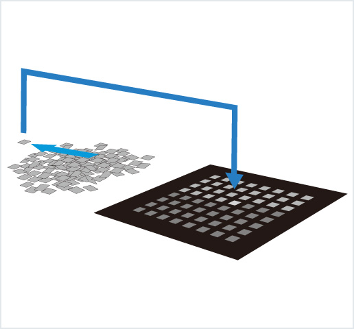 ［Image］Tray setter： 小尺寸单片用托盘排列机